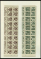 ENGROS 242-49  Paar **, 1964/5, Bauten, 10 Waagerechte Paare Im Bogenteil Vom Oberrand!, Pracht, Mi. 650.- - Collections