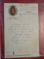 Menus 1971 CHEZ VALETTE A SAINT REMY L'ARISTOCRATE DES VINS DE FRANCE BIG BEN OLD SCOTCH WHISKY - Menus