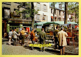 75 PARIS / LES ARTISTES DE LA PLACE DU TERTRE / ANIMÉE / 1969 - Markten, Pleinen