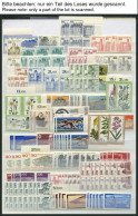 LOTS **, 1969-85, Saubere Dublettenpartie Auf Einsteckseiten, Etwas Lückenhaft, Aber Reichhaltig, Fast Nur Pracht, Mi. ü - Unused Stamps