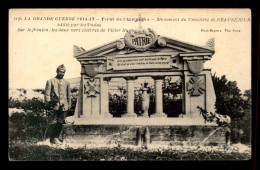 GUERRE 14/18 - FRONT DE CHAMPAGNE - MONUMENT DU CIMETIERE DE BEAUSEJOUR - Guerre 1914-18