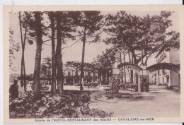 Cavalaire-sur-Mer Entrée De L'Hôtel Restaurant Des Bains - Cavalaire-sur-Mer