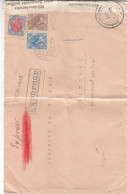 Pays Bas - Lettre Exprès De 1917 - GF - Oblit 's Gravenhaghe - Avec Griffe Brievenbus - Avec Censure - Cachet Bruxelles - Brieven En Documenten