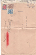 Pays Bas - Lettre Exprès De 1917 - GF - Oblit 's Gravenhaghe - Avec Griffe Brievenbus - Avec Censure - Cachet Bruxelles - Lettres & Documents