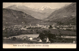 ITALIE - AOSTA - PANORAMA CATENA DEL VELAN DEL COMBIN - Aosta