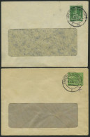 GANZSACHEN PU 4/1 BRIEF, Privatpost: 1954/7, 10 Pf. Bauten Berliner Wasserwerke, Fensterumschlag, 2 Verschiedene Innenfa - Collections