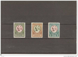 LUXEMBOURG 1928 Yvert 209-210, 212 NEUF*  MH Cote : 3.25 Euros - Nuevos