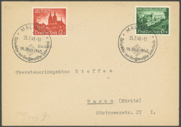 Dt. Reich 748/9 BRIEF, 1940, Wiedereingliederung Auf FDC, Pracht, Mi. 100.- - Other & Unclassified