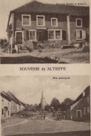 57 ALTRIPPE SOUVENIR MULTIVUE EPICERIE SCHIEL SCHMITT RUE PRINCIPALE CPA BON ETAT - Autres & Non Classés