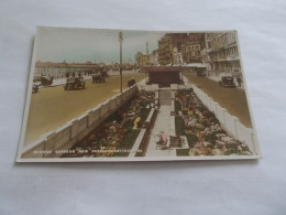 SUNKEN GARDENS NEW PARADE  HASTINGS ( ENGLAND ANGLETERRE ) ANIMEES VIEILLES AUTOS  VUE COLORISER 1937 - Hastings