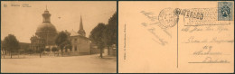 Carte Postale - Waterloo : L'église / Voyagée + Griffe à L'origine WATERLOO - Waterloo