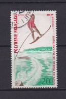 POLYNESIE 1971 TIMBRE N°87 OBLITERE SKI NAUTIQUE - Gebruikt