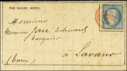 Càd Rouge PARIS (SC) 30 NOV. 28 (erreur De Dateur, RR) Sur Gazette Des Absents N° 12 Datée Du 30 Novembre 1870 Pour Lava - Oorlog 1870