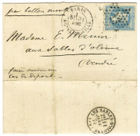 Etoile 13 / N° 29 Càd PARIS / HOTEL DE VILLE 31 DEC. 70 Sur Lettre Avec Bon Texte De Monsieur Ménier Pour Les Sables D'O - Guerre De 1870