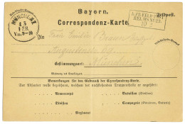 Cachet Encadré K: PR: FELD-POST / RELAIS N° 23 / 10 / 2 Sur Carte De Correspondance Datée D'Epernay Pour Munchen. 1871.  - Brieven En Documenten