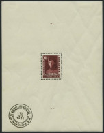 BELGIEN Bl. 2 *, 1931, Block Kriegsinvaliden, Sonderstempel Im Rand, Falzreste Im Rand, Pracht - Ungebraucht