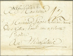 ARCAHAYE (Jamet N° 3) Sur Lettre Avec Texte Daté Du 28 Octobre 1788 Pour Mirebalais. Au Verso, 2 9 BRE (Jamet N° 5). - T - Poste Maritime