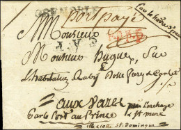 GRENOBLE + '' Port Payé '' Sur Lettre Avec Très Bon Texte Daté De Grenoble Le 9 Novembre 1791 Pour L'Archaye St Marc Par - Poste Maritime