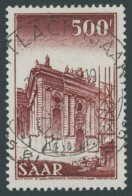 SAARLAND 337 O, 1953, 500 Fr. Ludwigskirche, Pracht, Kurzbefund Geigle, Mi. 80.- - Sonstige & Ohne Zuordnung