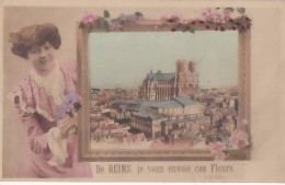 DE REIMS   JE VOUS ENVOIE CES FLEURS - Reims