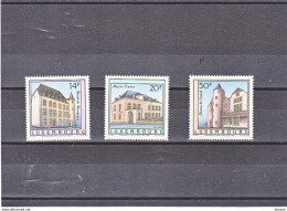 LUXEMBOURG 1993 DEMEURES ANCIENNES Yvert 1270-1272, Michel 1320-1322 Neuf** MNH Cote 8 Euros - Ungebraucht