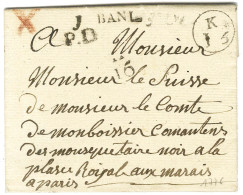 K / J 5 + BANL + J / PD Sur Lettre Avec Texte Daté Du 8 Septembre 1776 Pour Paris. - TB / SUP. - R. - Other & Unclassified