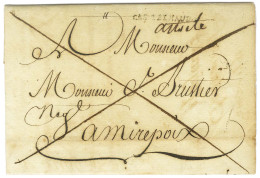 CASTELNAUD.Y Sur Lettre Avec Texte Daté Du 9 Mars 1791 Adressée En Franchise à Mirepoix. Au Recto, Mention Manuscrite '' - Cartas Civiles En Franquicia