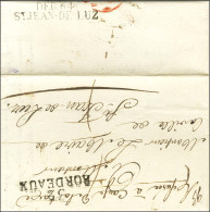 32 / BORDEAUX Sur Lettre Avec Texte Daté Du 27 Octobre 1819 Adressée Au Maire De Saint Jean De Luz. Au Recto, Taxe 5 Ann - Cartas Civiles En Franquicia