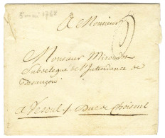 Contreseing De Franchise '' Duc De Choiseul '' (S N° 8516) (grand Maître Et Surintendant Général Des Postes Nommé En 176 - Civil Frank Covers