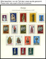 EUROPA UNION **, 1974, Skulpturen, Kompletter Jahrgang, Pracht, Mi. 146.70 - Verzamelingen