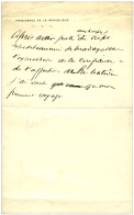 FAURE Félix (1841-1899), Homme Politique Et Président De La République. - Autres & Non Classés