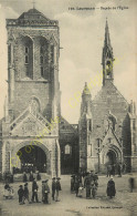 29.  LOCRONAN .  Façade De L'Eglise .  CPA Animée . - Locronan