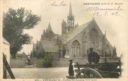 29.  PENMARCH . Eglise St-Nonna . CPA Animée . - Penmarch