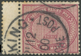 DP CHINA V 37e O, 1900, 2 M. Dkl`rotkarmin, Stempel PEKING 21.12.00, Feinst, Gepr. Dr. Steuer, Mi. 300.- - China (kantoren)