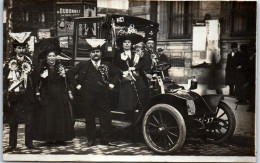 75018 PARIS - CARTE PHOTO - Automobile Et Conscrit 132 Av St Ouen  - Paris (18)