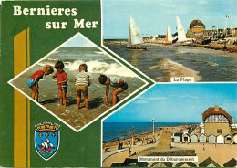 14 - Bernières Sur Mer - Multivues - Scènes De Plage - Blasons - Flamme Postale De Bernières Sur Mer - CPM - Voir Scans  - Sonstige & Ohne Zuordnung