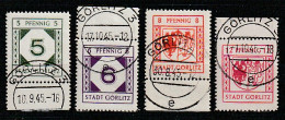 Görlitz 9 - 12, Zentrisch Gestempelt - Other & Unclassified