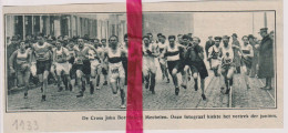 Mechelen - Vertrek Cross John Borstlap - Orig. Knipsel Coupure Tijdschrift Magazine - 1933 - Non Classés