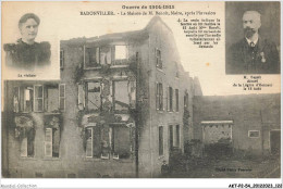 AKTP2-0163-54 - BADONVILLER - La Maison De M Benoit - Maire - Après L'invasion  - Luneville