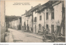 AKTP1-0085-54 - BADONVILLER - Rue Notre-dame - La Guerre En Lorraine  - Luneville