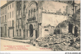 AKTP11-1065-54 - LUNEVILLE - La Synagogue Et Maisons De La Rue Castara Incendiées  - Luneville