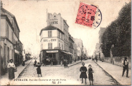 92 PUTEAUX - La Rue Des Coutures Et La Rue De Paris  - Puteaux