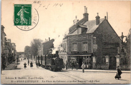 14 PONT L'EVEQUE - La Place Du Calvaire Et La Rue Launay  - Sonstige & Ohne Zuordnung