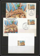 Nouvelle Calédonie épreuve De Luxe / Deluxe Proof + FDC Premier Jour N° 517 Faune Lezard Les Geckos Reptile - Imperforates, Proofs & Errors