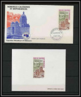 Nouvelle Calédonie épreuve De Luxe / Deluxe Proof + FDC N° 243 Ausipex 84 Melbourne Exposition Philatélique - Sin Dentar, Pruebas De Impresión Y Variedades