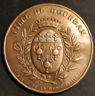 Médaille En Bronze - Ville De DOURDAN - Jumelage BAD WIESSEE - 1963 - 1973 - 10ème Anniversaire - Andere & Zonder Classificatie