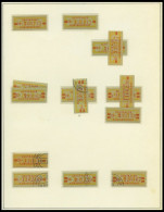 DIENSTMARKEN B D 16-31 **, O, überwiegend Postfrische Sammlung Wertstreifen-Nachdrucke, Mit 88 Werten, Fast Nur Prachter - Andere & Zonder Classificatie