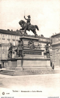 NÂ°2970 Z -cpa Torino -monumento A Carlo Alberto - Otros Monumentos Y Edificios