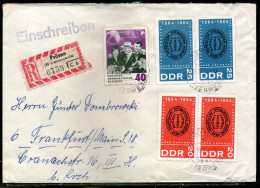 Germany > Democratic Republic,1964 Cancsl Posen With Mi#1021+1054 +1055as Scan - Brieven En Documenten