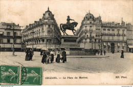 NÂ° 4791 Z -cpa OrlÃ©ans -la Place Du Martroi- - Orleans